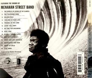 Zadní strana obalu alba Charles Bradley Featuring The Sounds Of Menahan Street Band: No Time For Dreaming (2011, Dunham Records)